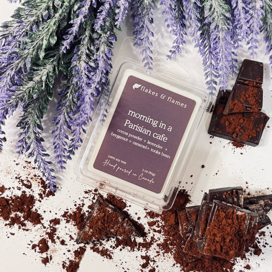 morning in a Parisian cafe