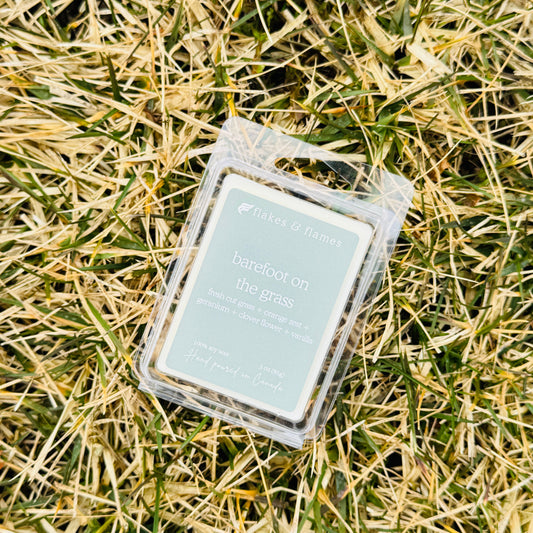 barefoot on the grass