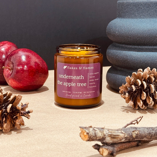 underneath the apple tree