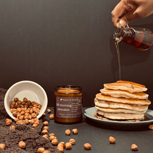 fall morning pancakes