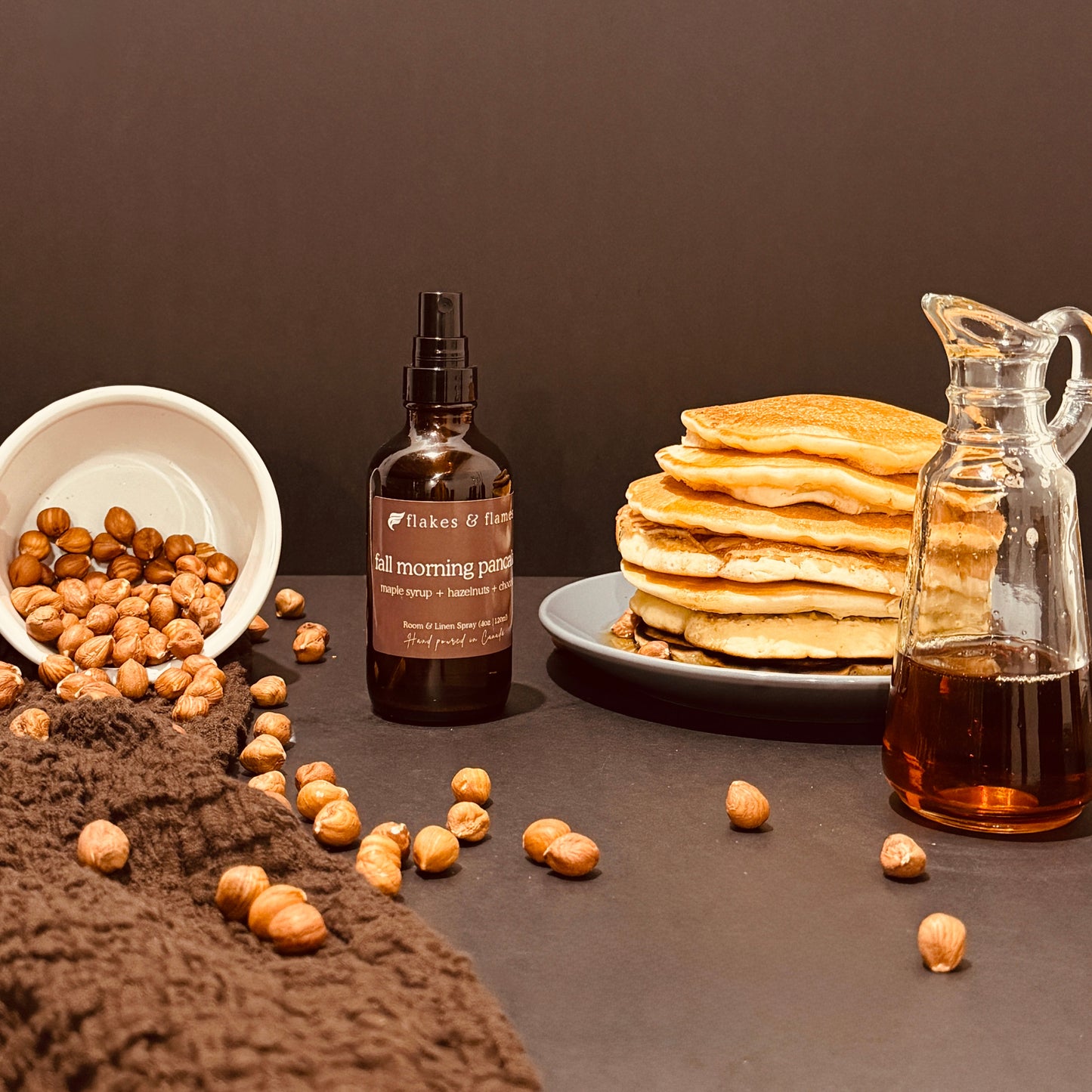 fall morning pancakes