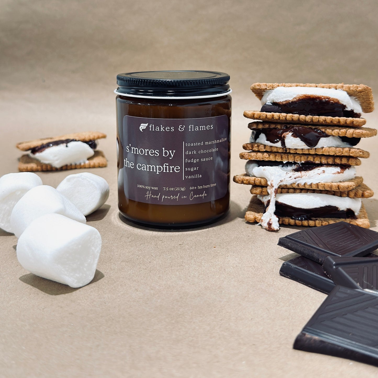 s'mores by the campfire