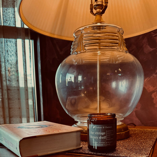 the vintage library shelf