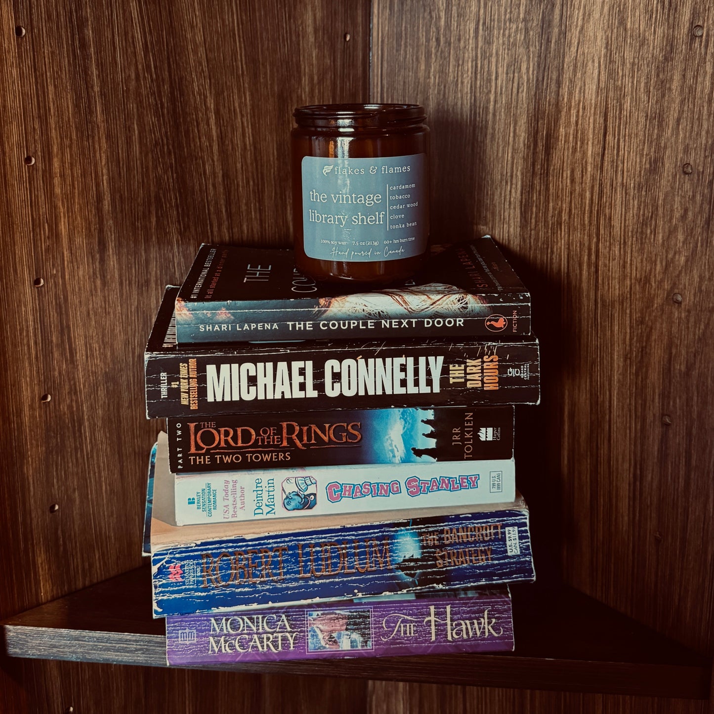 the vintage library shelf