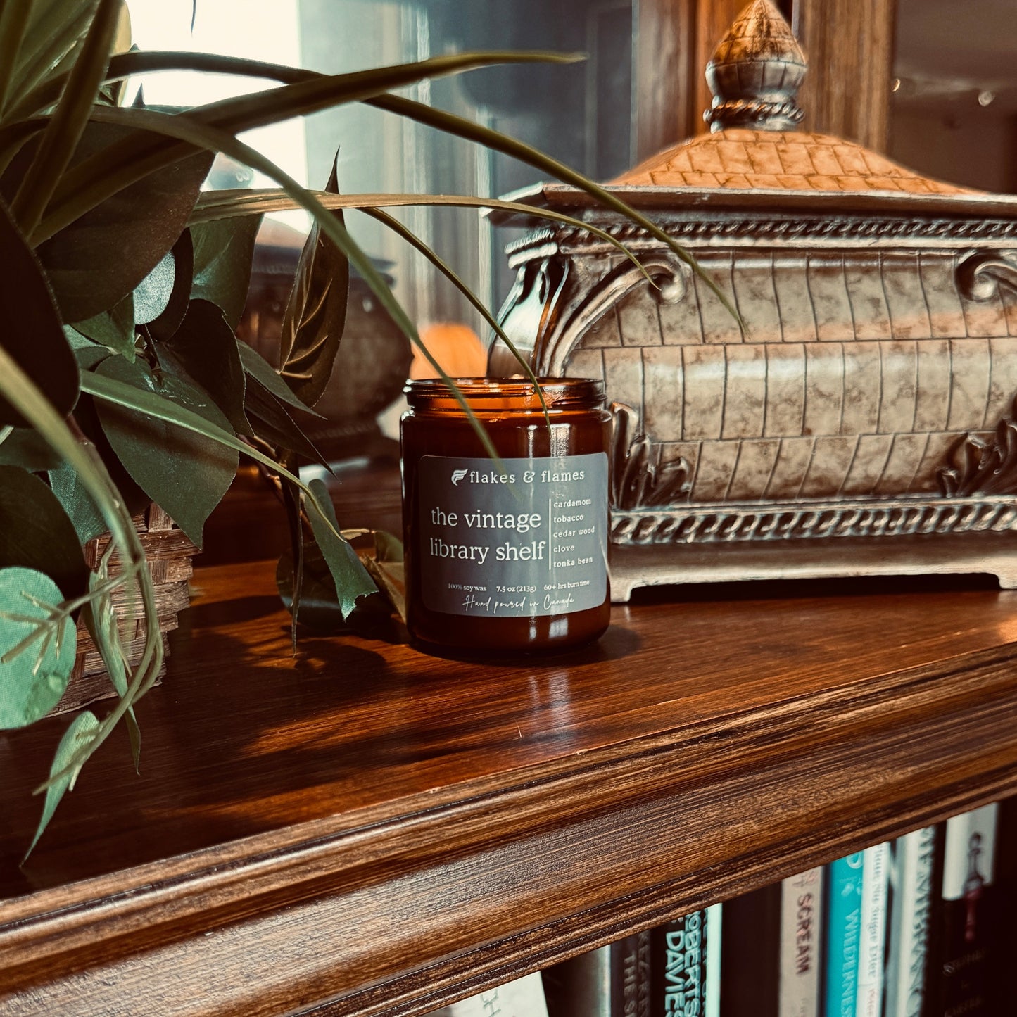 the vintage library shelf