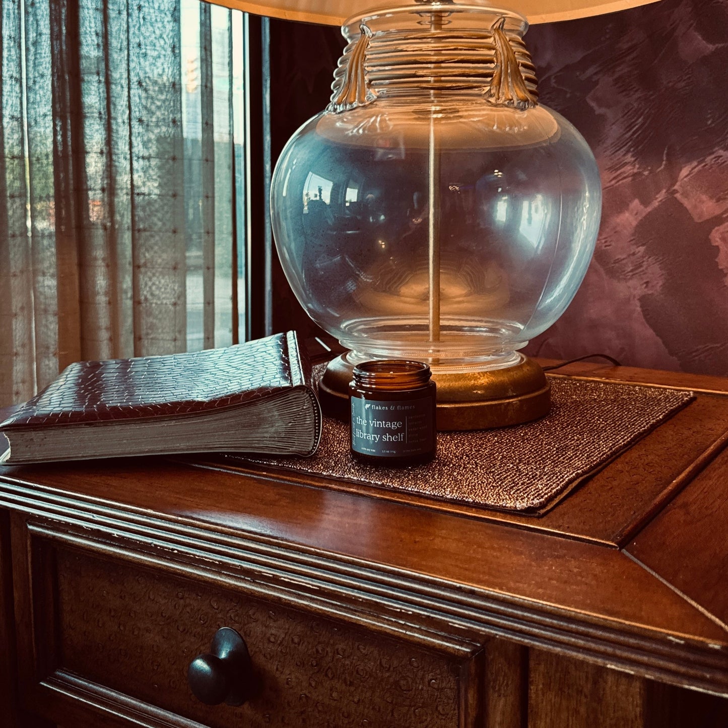 the vintage library shelf